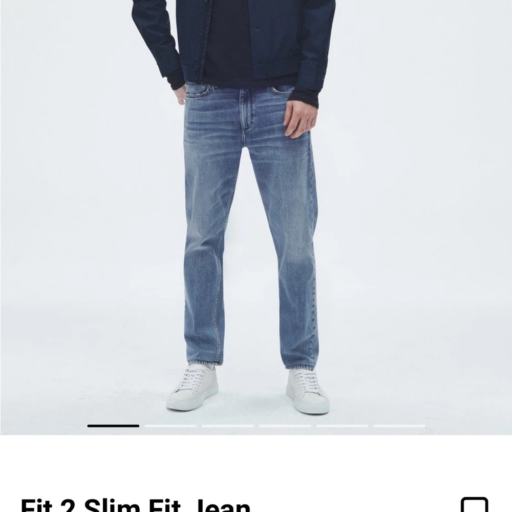 Men's Slim Fit Blue Jeans